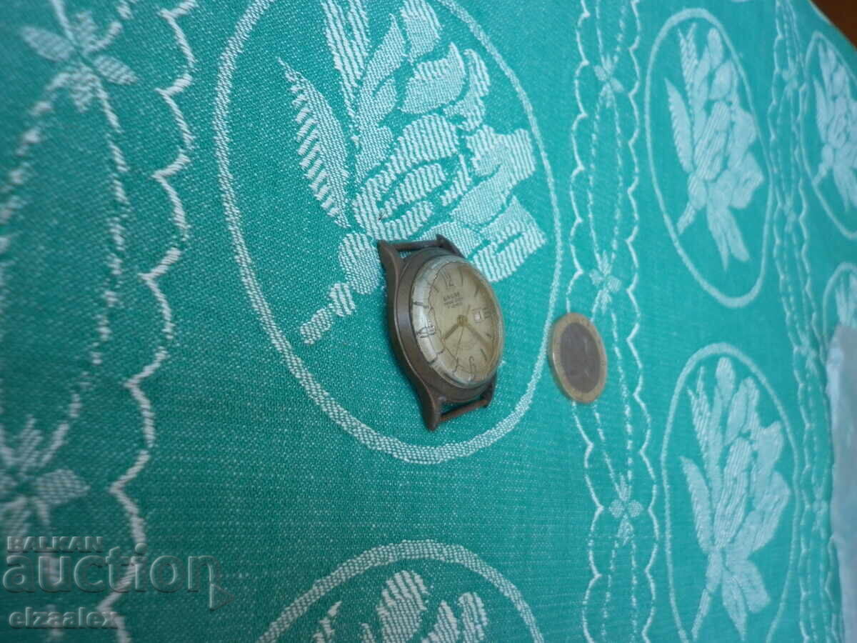 Σπάνιο μπρούτζινο ρολόι ANCRE ελβετικό μοχλό 17 κοσμημάτων - 6