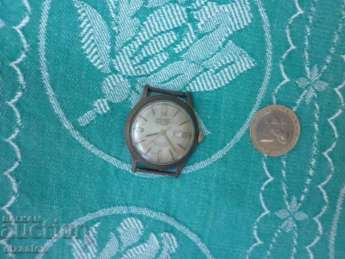 Σπάνιο μπρούτζινο ρολόι ANCRE ελβετικό μοχλό 17 κοσμημάτων - 7