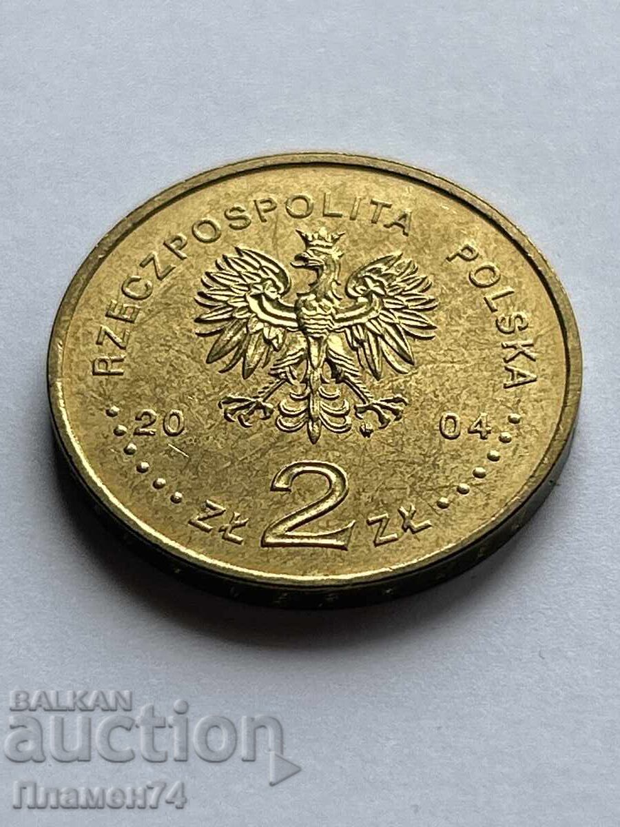 2 Zloty 2004 Poland Athens