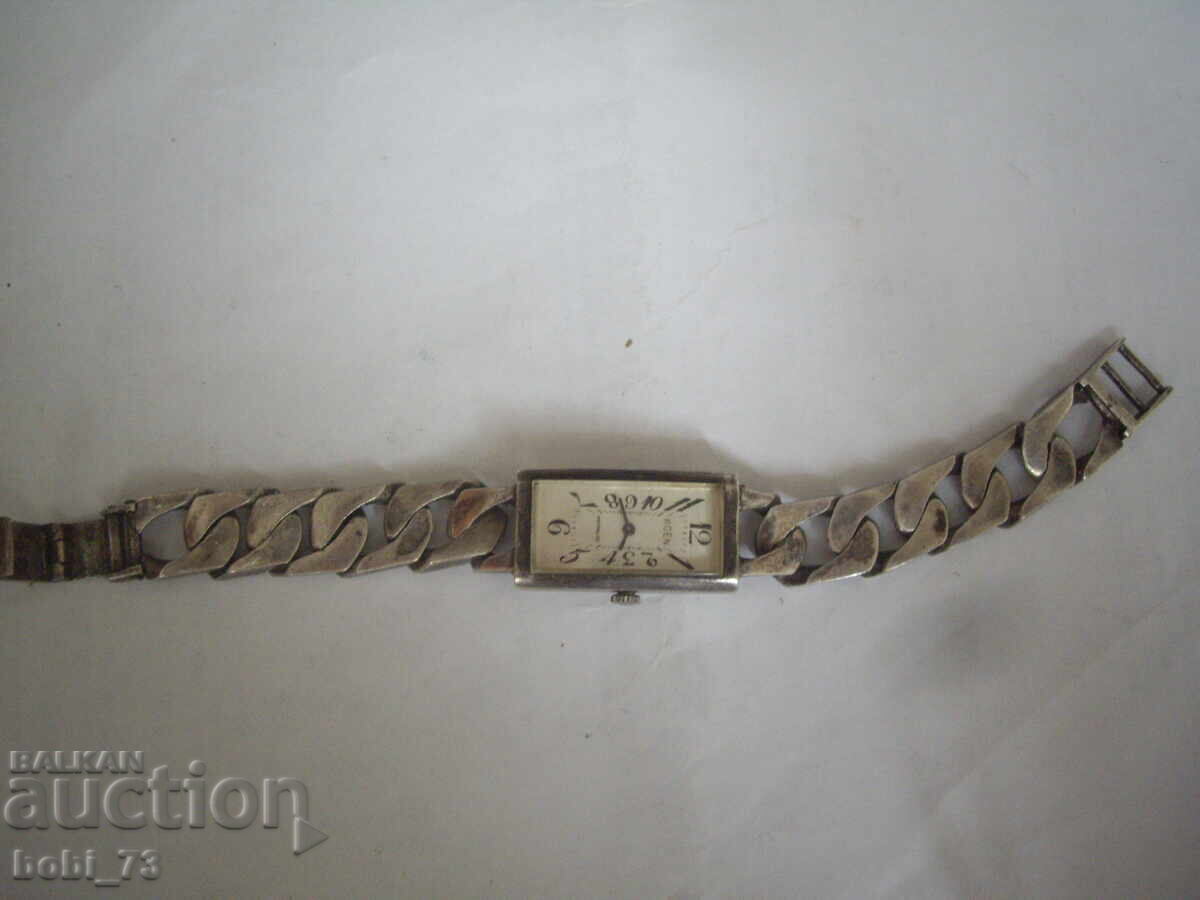 Ασημένιο γυναικείο ρολόι-βραχιόλι αντίκα - 5 Ασημένιο γυναικείο ρολόι-βραχιόλι αντίκα - 5