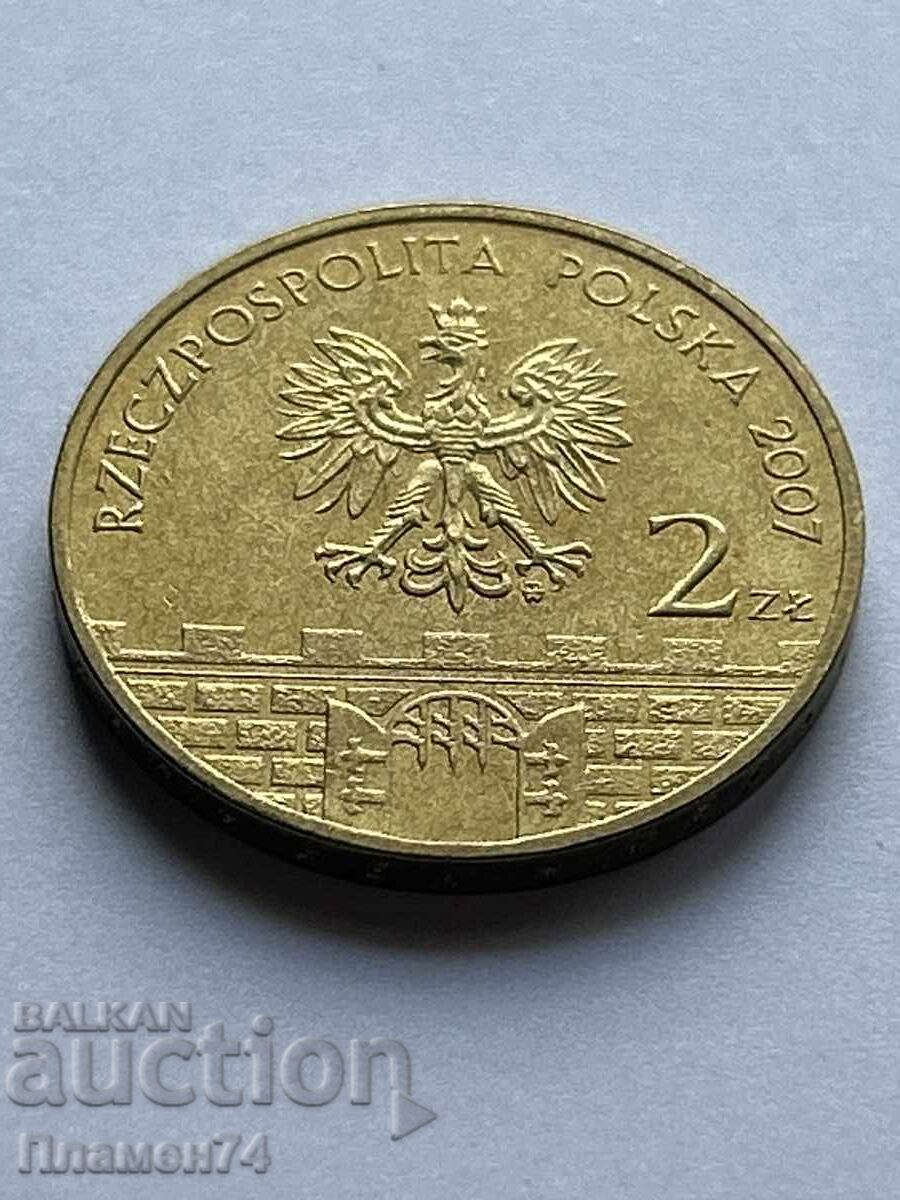 2 ζλότι 2007 Πολωνία Ιστορικές πολωνικές πόλεις. Κλόντζκο