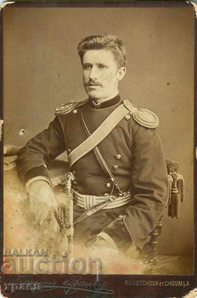 OLD PHOTOGRAPH - CARDBOARD - F. BAUER - RUSE - 0544