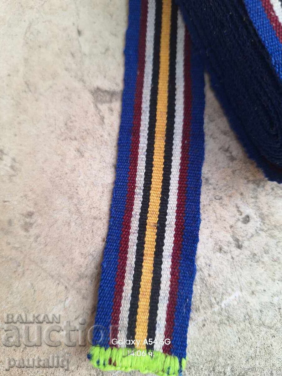 Hand-woven belt for traditional costume with pafti (ornaments) with price 27.00 BGN | € 13.80