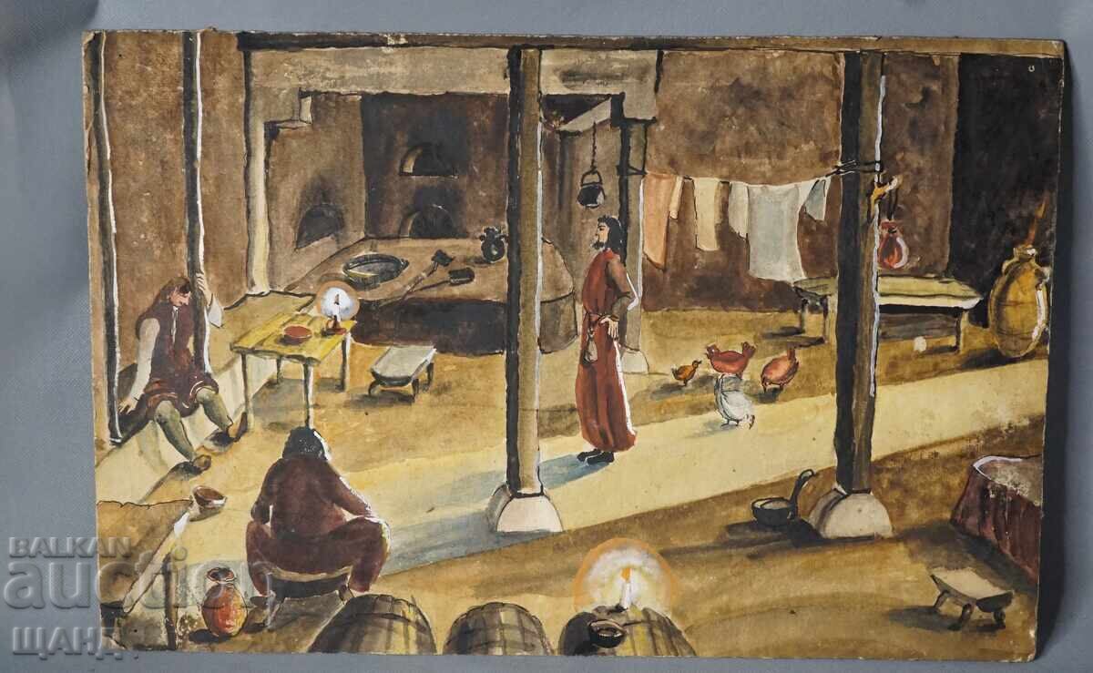 Валентина Младенова картина рисунка Боянския Майстор