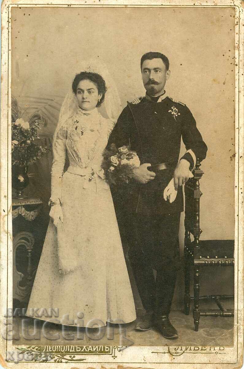 FOTOGRAFIE VECHE - CARTON - LEOPOLD HAIL - SLIVEN - 0688