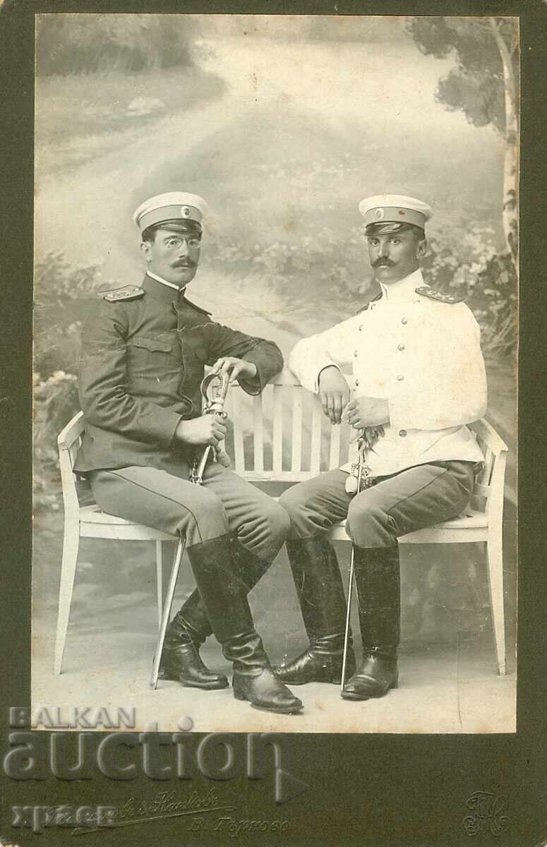 СТАРА ФОТОГРАФИЯ - КАРТОН - ПОСТАЛОВ И НАНКОВ ТЪРНОВО - 0699