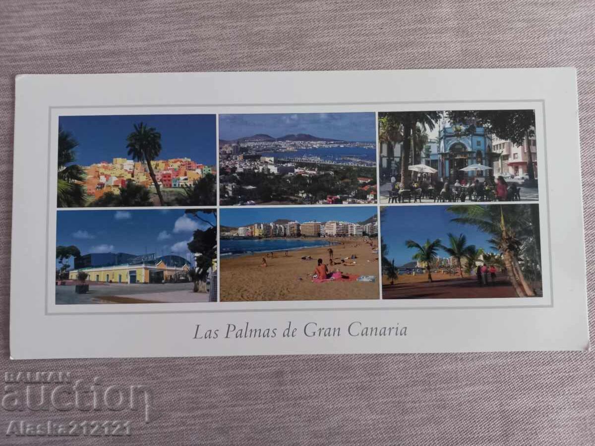 Ταχυδρομική κάρτα - Λας Πάλμας Κανάρια Νησιά Ταχυδρομική κάρτα - Λας Πάλμας Κανάρια Νησιά