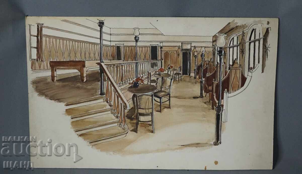 Valentina Mladenova tablou desen Maestrul de la Boiana interior