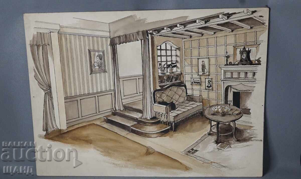 Βαλεντίνα Μλαντένοβα πίνακας ζωγραφικής του Μάστορα της Μπογιάνα εσωτερικό