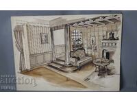 Βαλεντίνα Μλαντένοβα πίνακας ζωγραφικής του Μάστορα της Μπογιάνα εσωτερικό