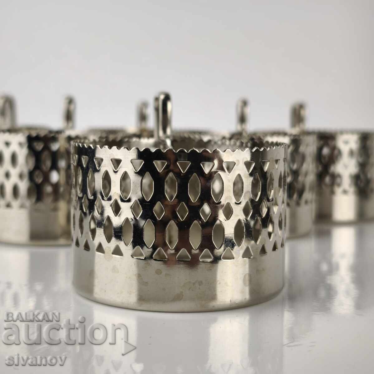 Σετ από 6 σουβέρ σερβίτσιο Σοβιετικής εποχής #6123 με τιμή 19.99 BGN | € 10.22