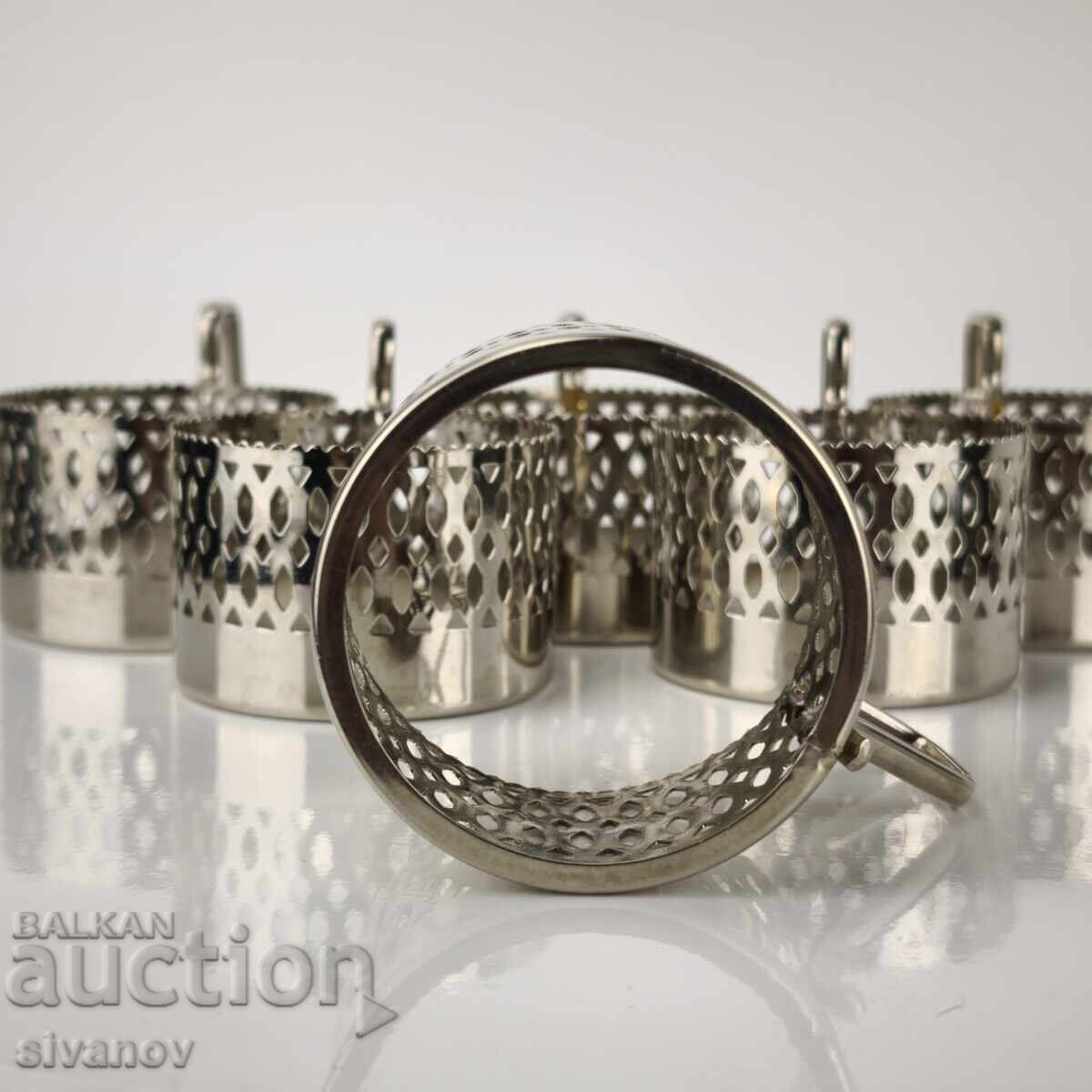 Παράδοση Σετ από 6 σουβέρ σερβίτσιο Σοβιετικής εποχής #6123