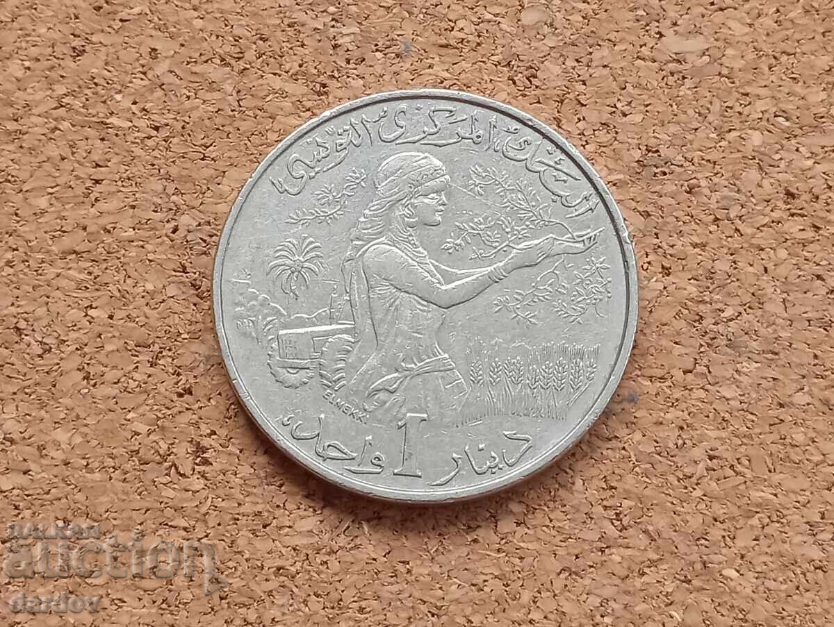 Тунис 1 динар, 1976 г.