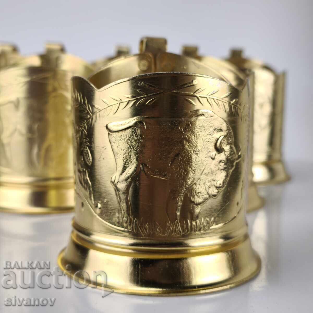 Σετ από 6 σουβέρ vintage Σοβιετικής εποχής #6126 με τιμή 29.99 BGN | € 15.33