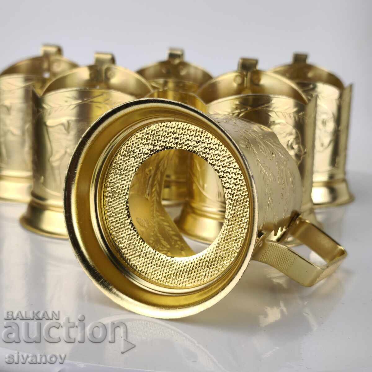 Παράδοση Σετ από 6 σουβέρ vintage Σοβιετικής εποχής #6126