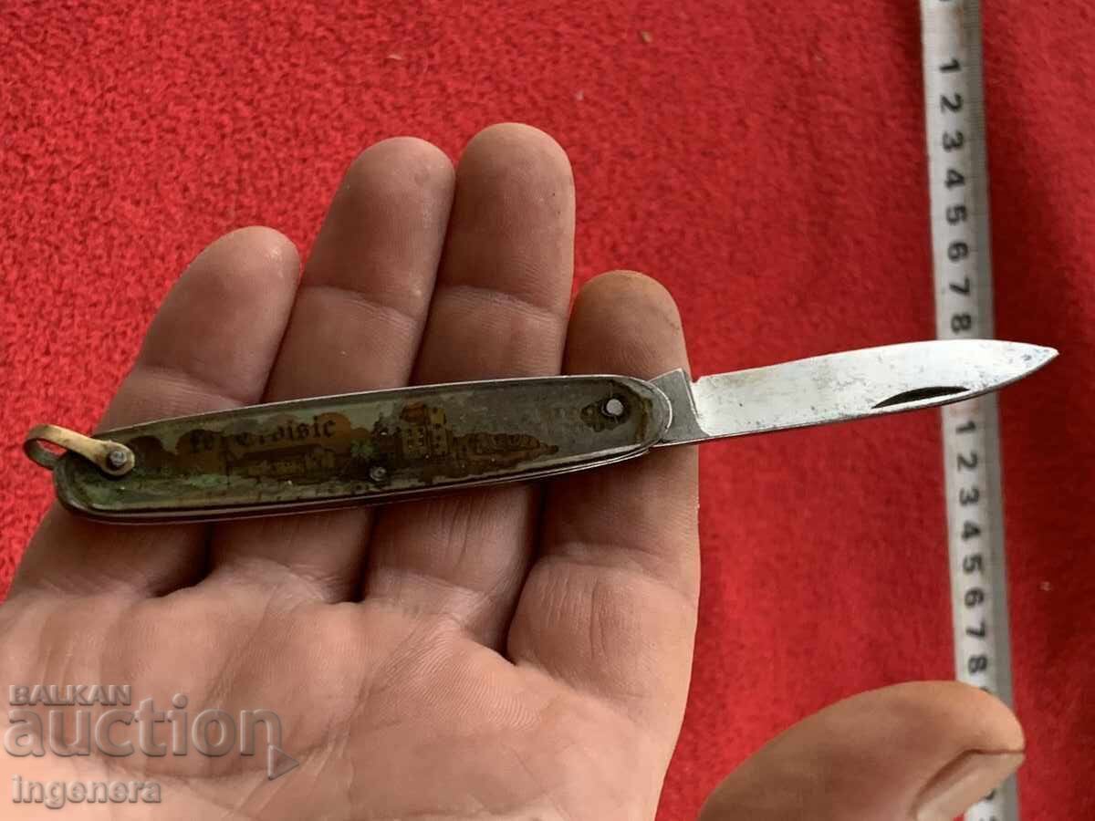 Auction  FOLDING KNIFE, OLD KNIFE, BLADE-MOTHER OF PEARL