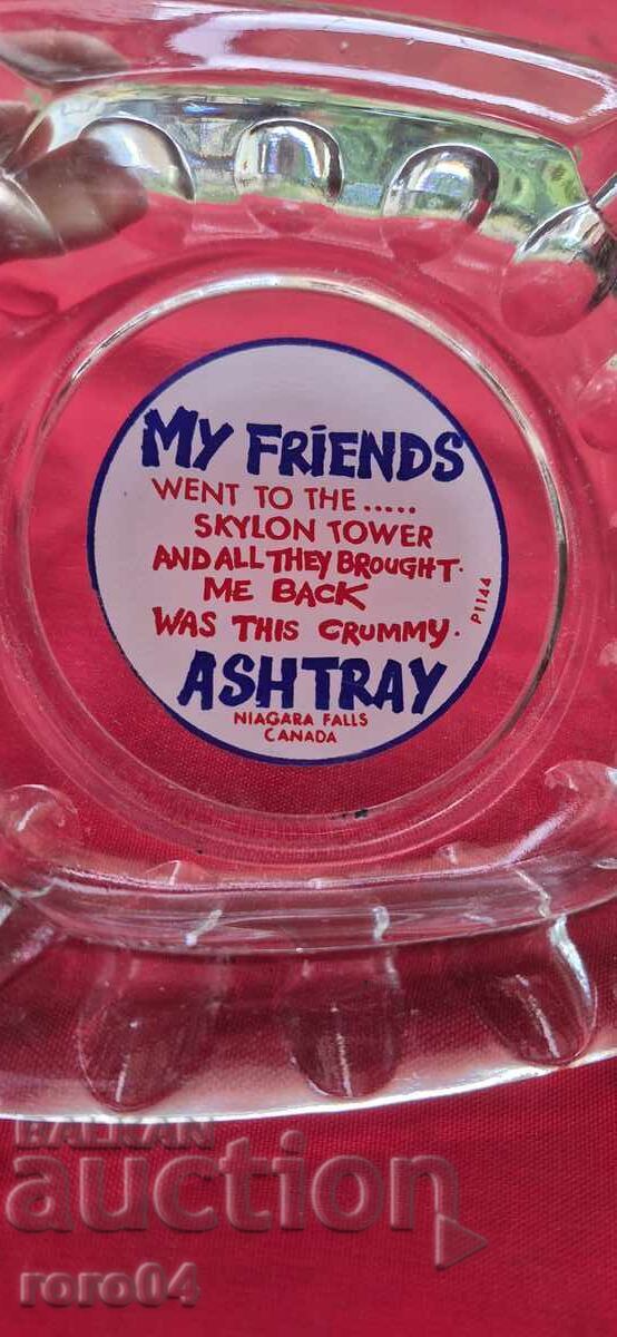 ASHTRAY - GLASS/CRYSTAL - CANADA/CANADA with price 17.99 BGN | € 9.20