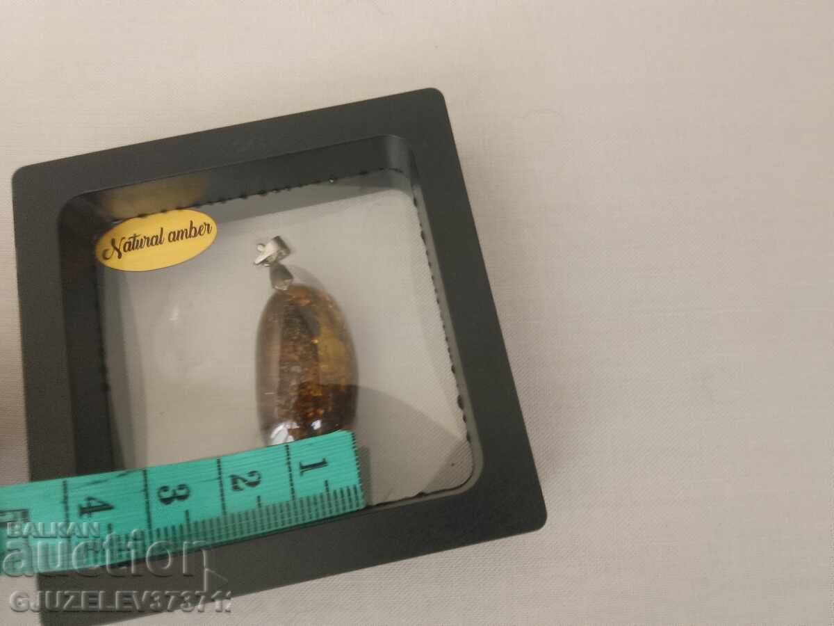 Pendant made of natural amber with price 60.00 BGN | € 30.68