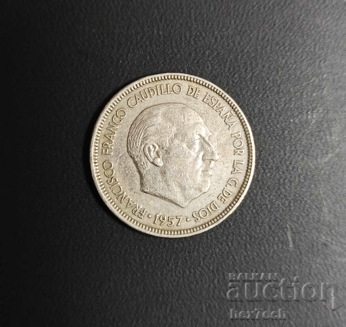 ❤️ ⭐ Испания 1957 5 песети ⭐ ❤️ с цена 0.90 лв. | € 0.46 ❤️ ⭐ Испания 1957 5 песети ⭐ ❤️ с цена 0.90 лв. | € 0.46