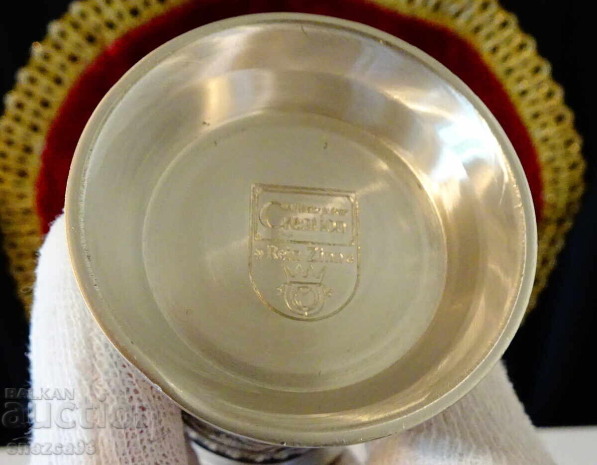 Tabletop gas lighter made of tin, 310 g - 7