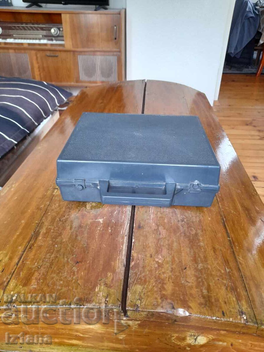 Old plastic suitcase Old plastic suitcase