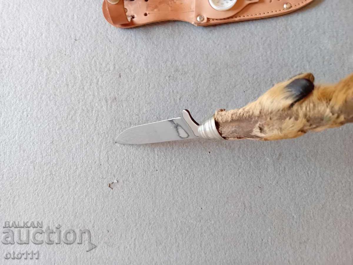 Παράδοση ΠΑΛΙΟ ΚΥΝΗΓΕΤΙΚΟ ΜΑΧΑΙΡΙ ΜΕ ΛΑΒΗ ΑΠΟ ΕΛΑΦΙΣΙΟ ΚΟΚΚΑΛΟ