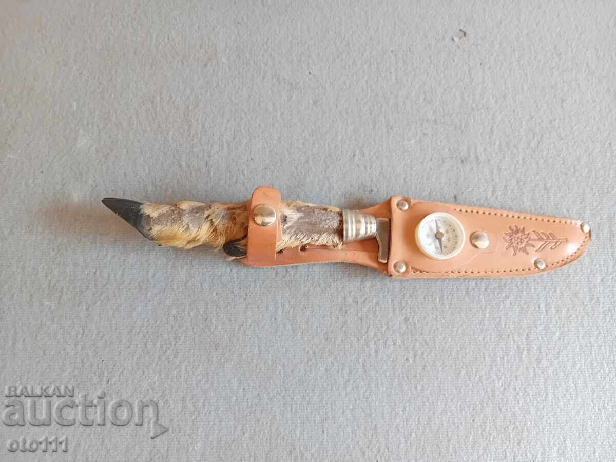 ΠΑΛΙΟ ΚΥΝΗΓΕΤΙΚΟ ΜΑΧΑΙΡΙ ΜΕ ΛΑΒΗ ΑΠΟ ΕΛΑΦΙΣΙΟ ΚΟΚΚΑΛΟ - 5