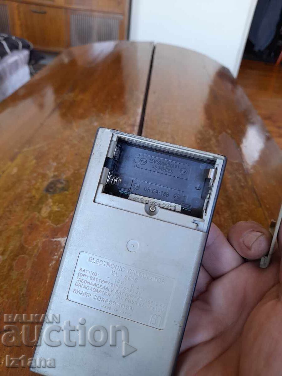 Old Sharp Elsi Mate EL-8018 calculator - 6