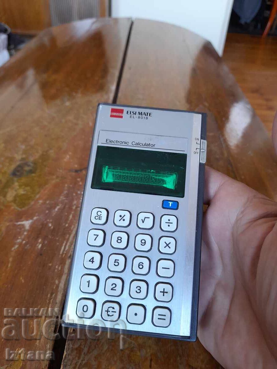 Old Sharp Elsi Mate EL-8018 calculator
