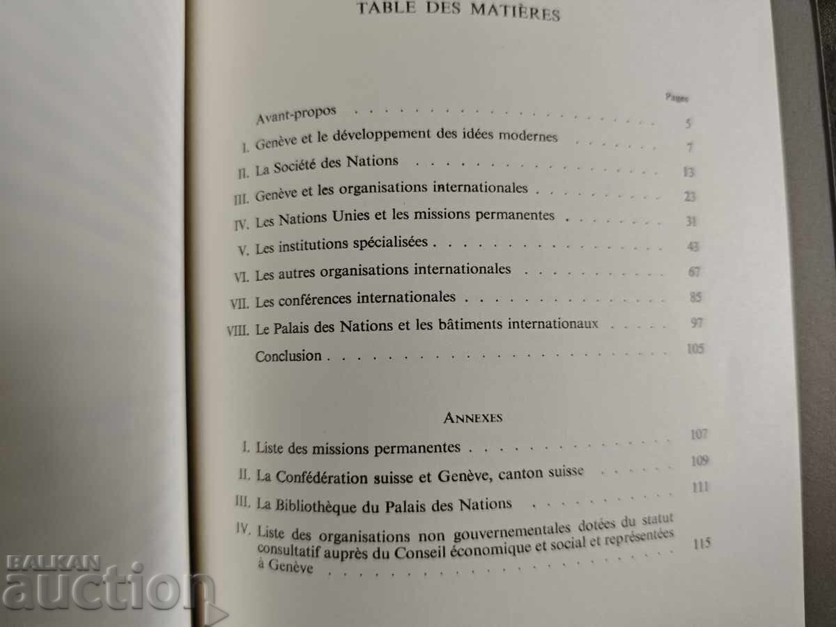 Licitație Geneva și viața internațională Licitație Geneva și viața internațională