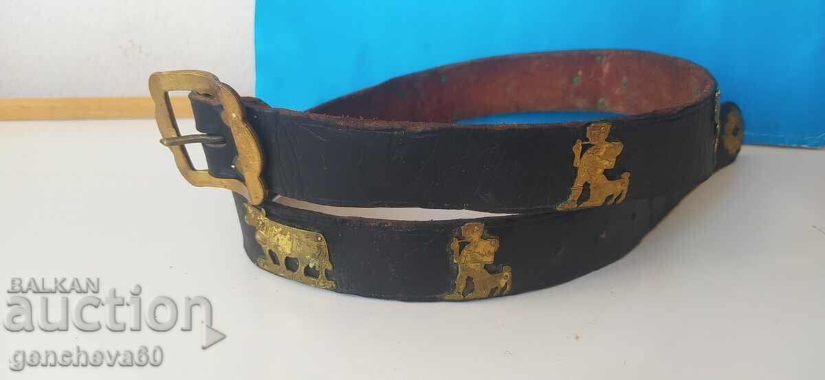 Εθνικός δερμάτινος ζώνη με στοιχεία - 5 Εθνικός δερμάτινος ζώνη με στοιχεία - 5