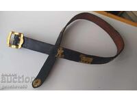 Етно кожен колан с елементи