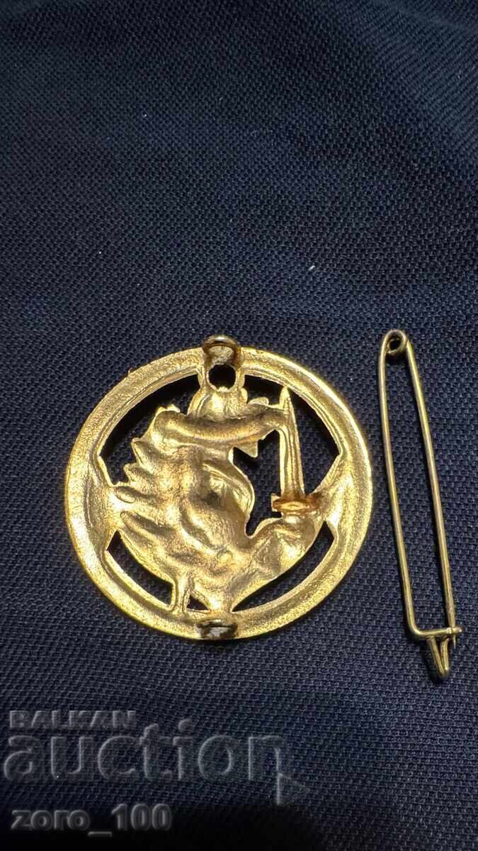 Δημοπρασία Γαλλικό, επιχρυσωμένο, στρατιωτικό παράσημο Δημοπρασία Γαλλικό, επιχρυσωμένο, στρατιωτικό παράσημο