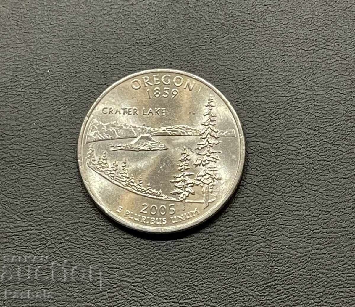 SUA 25 cenți 2005 OREGON SUA 25 cenți 2005 OREGON