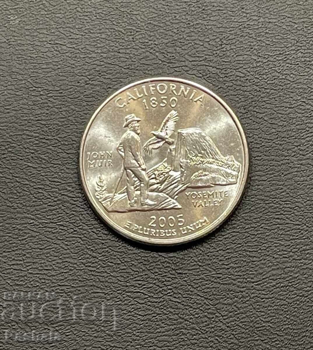 USA 25 cents 2005 CALIFORNIA USA 25 cents 2005 CALIFORNIA