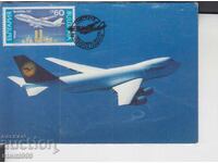 Postcard MAX FDC PLANES AVIATION