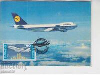 Postcard MAX FDC PLANES AVIATION