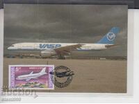 Postcard MAX FDC PLANES AVIATION