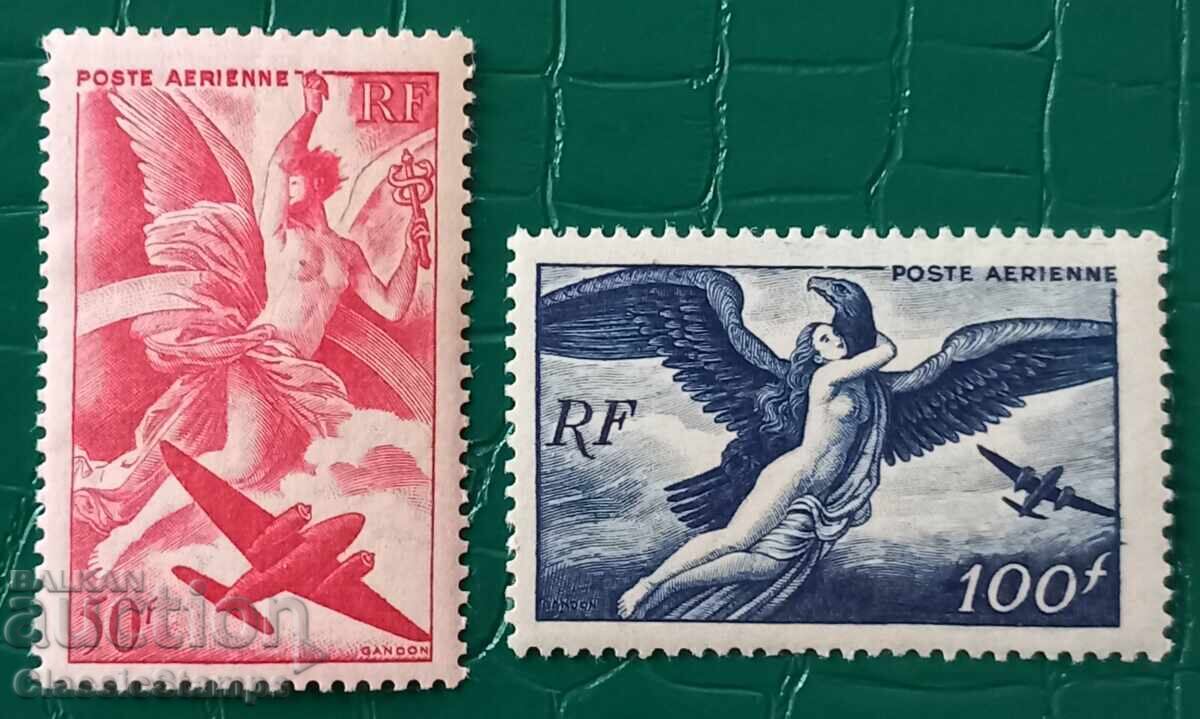 Clean stamps France 1946-47 Clean stamps France 1946-47