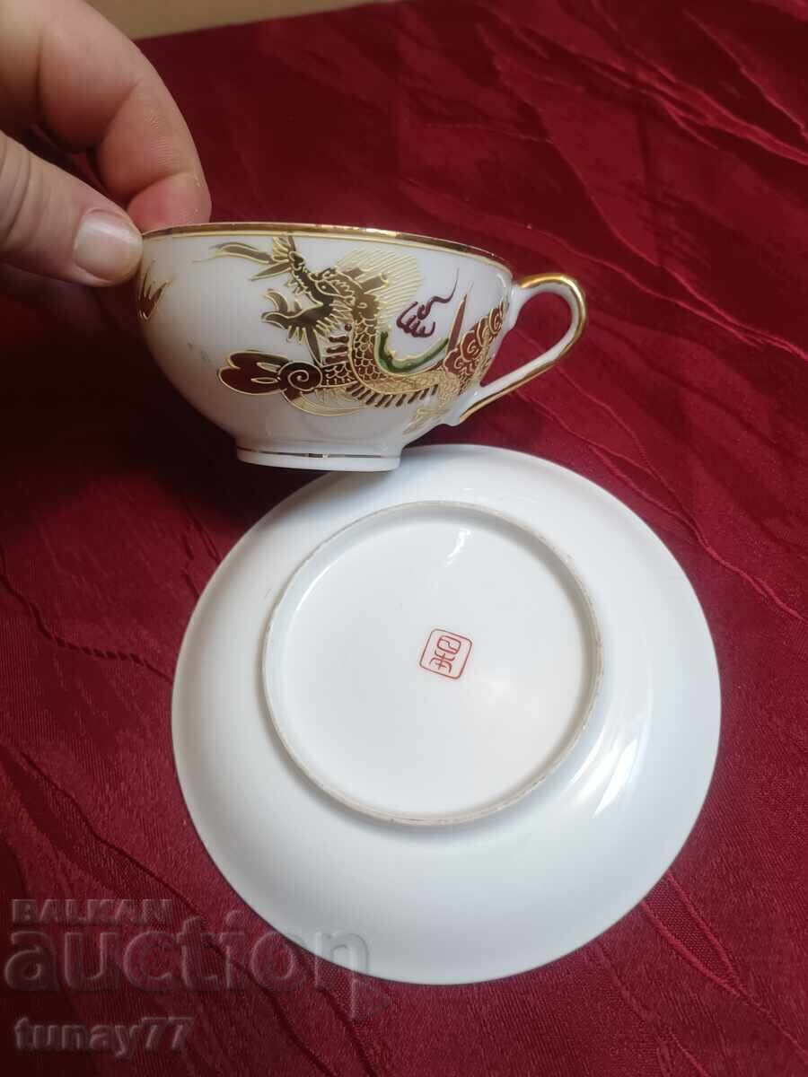 Livrarea Ceașcă și farfurioară japoneză litofanie, geișă, fată, dragon, 30 Livrarea Ceașcă și farfurioară japoneză litofanie, geișă, fată, dragon, 30