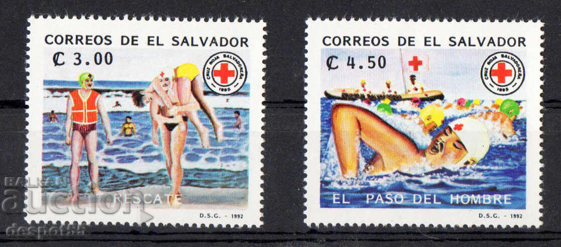 1992. Ελ Σαλβαδόρ. Διασώστες του Ερυθρού Σταυρού