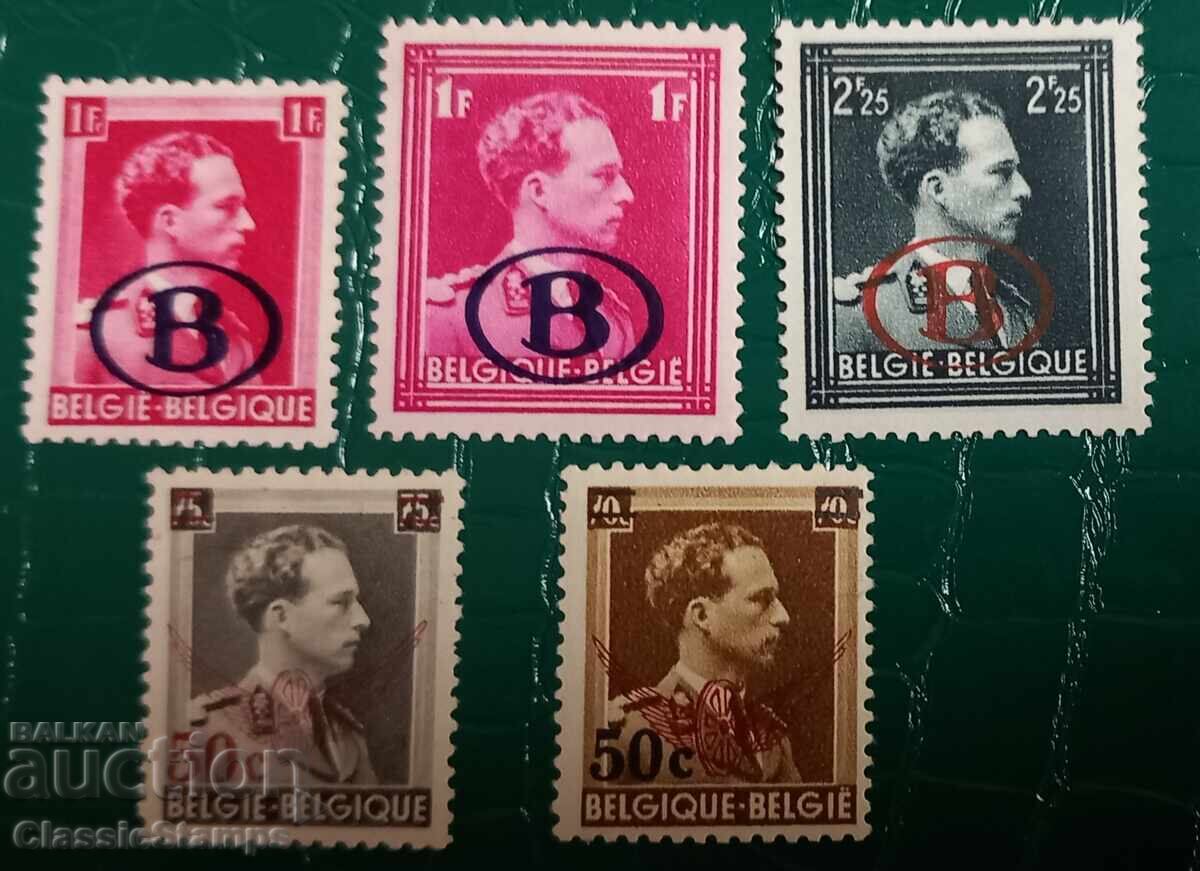 Clean Belgian stamps 1940s Clean Belgian stamps 1940s