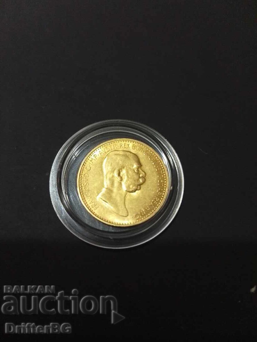 10 coroane Austria, 1909