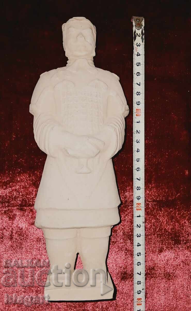 Samuraĭ, τερακότα πολεμιστής, φιγούρα Samuraĭ, τερακότα πολεμιστής, φιγούρα