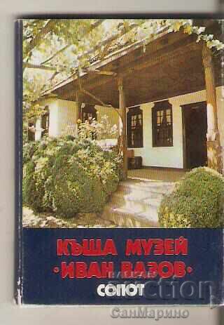 Картичка България Сопот Къща-музей "И.Вазов" Албумче мини Картичка България Сопот Къща-музей "И.Вазов" Албумче мини