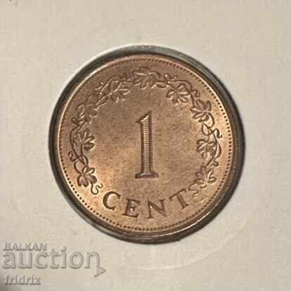 Malta 1 cent 1977 UNC