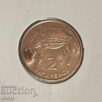 Св. Елена  2 пени / Saint Helena and Ascension 2 penny 1984