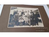 C-ca Tineri căsătoriți cu toată familia Hascovo 1931 Carton