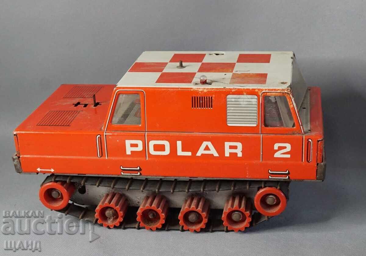 POLAR Old German metal tin toy model lunar rover