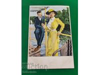 Carte poștală colorată veche